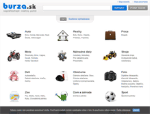 Tablet Screenshot of burza.sk